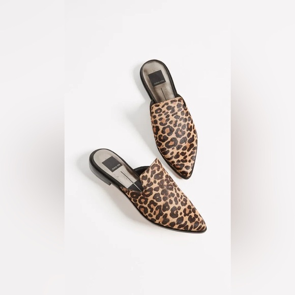Dolce Vita Shoes - Dolce Vita calf hair leopard printed leather slides US 8.5